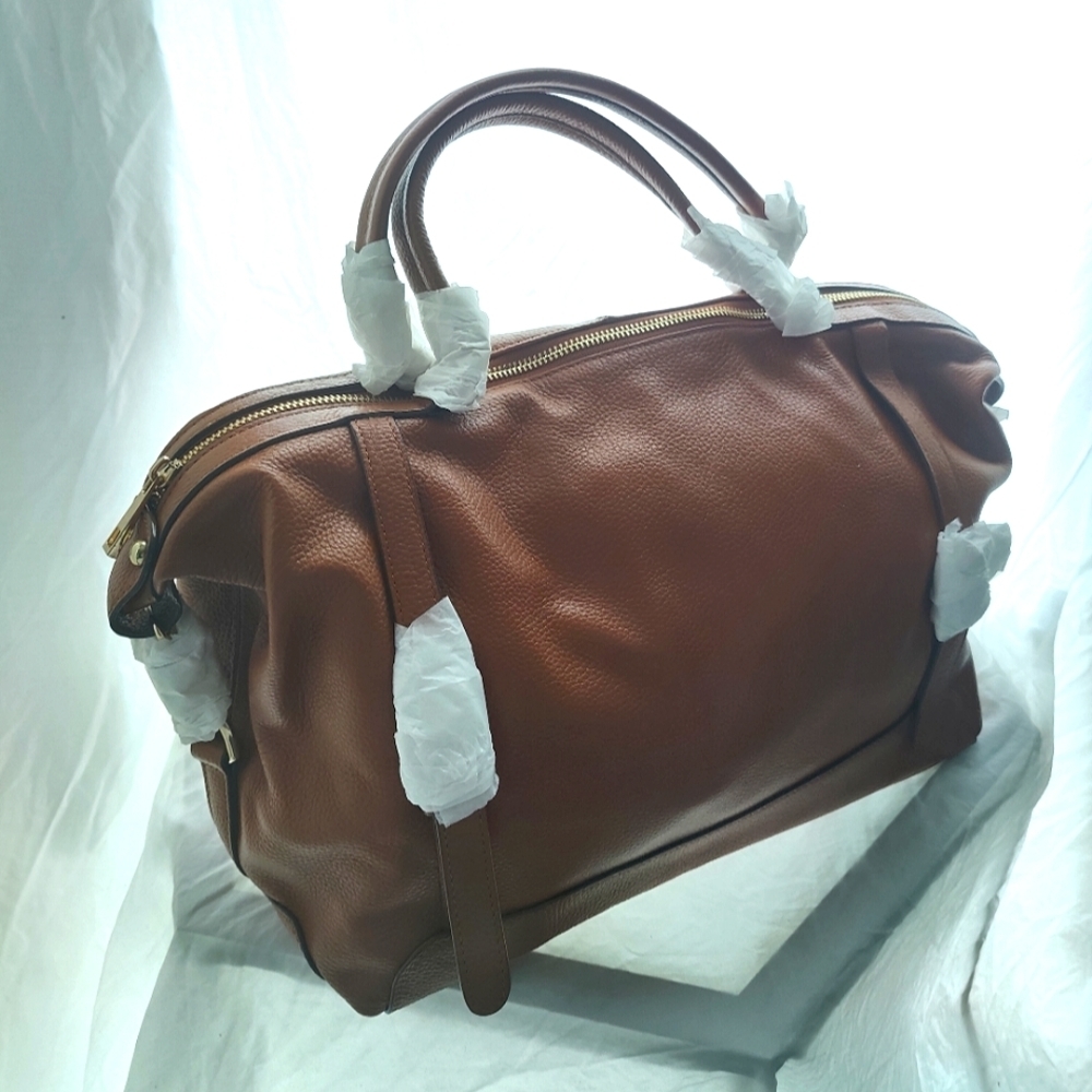 Ora Delphine Brown Satchel